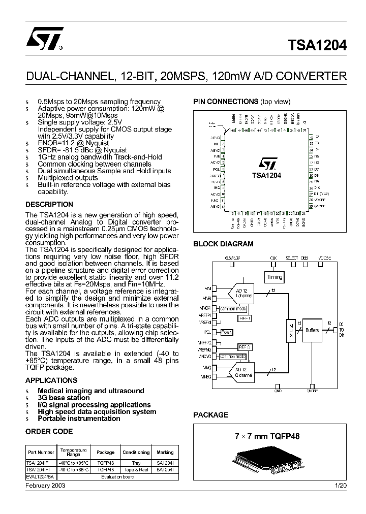 TSA1204_63376.PDF Datasheet