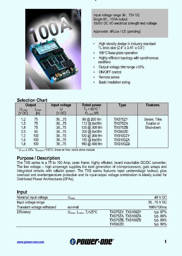 TXS100ZA_44261.PDF Datasheet