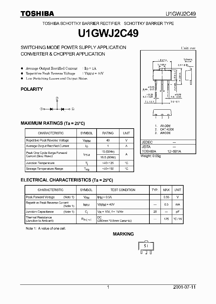 U1GWJ2C49_62160.PDF Datasheet