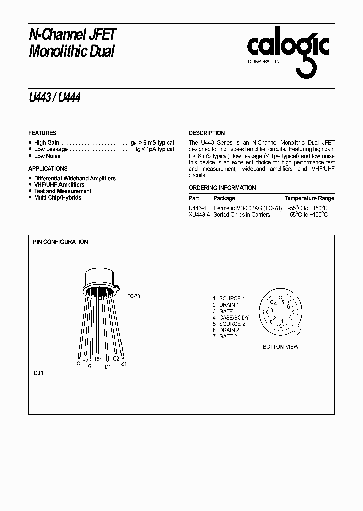 U443_62701.PDF Datasheet