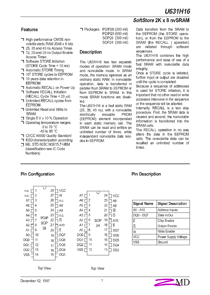 U631H16_61182.PDF Datasheet