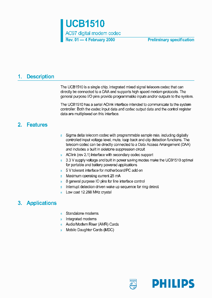 UCB1510_60707.PDF Datasheet