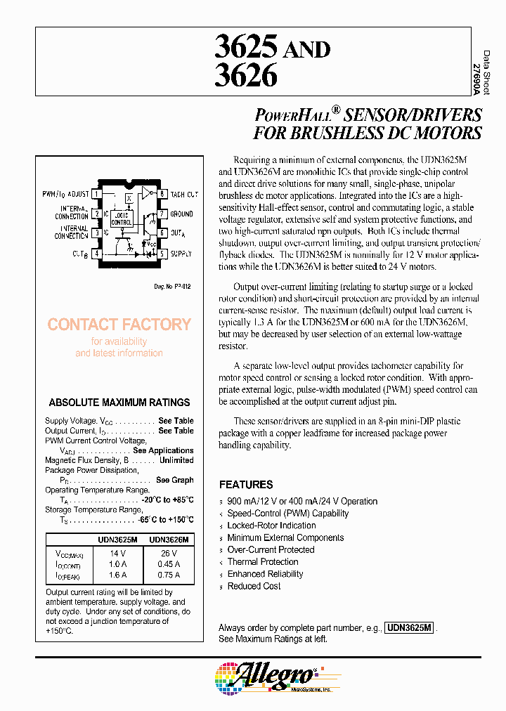 UDN3625M_60234.PDF Datasheet