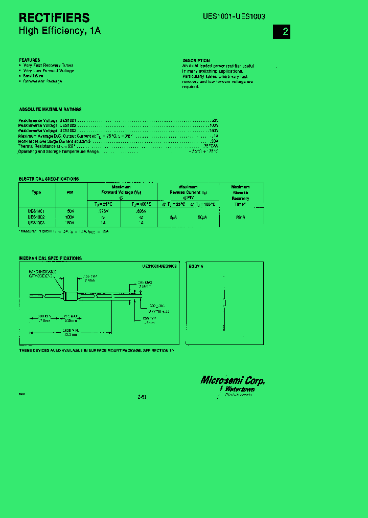 UES1001_60283.PDF Datasheet