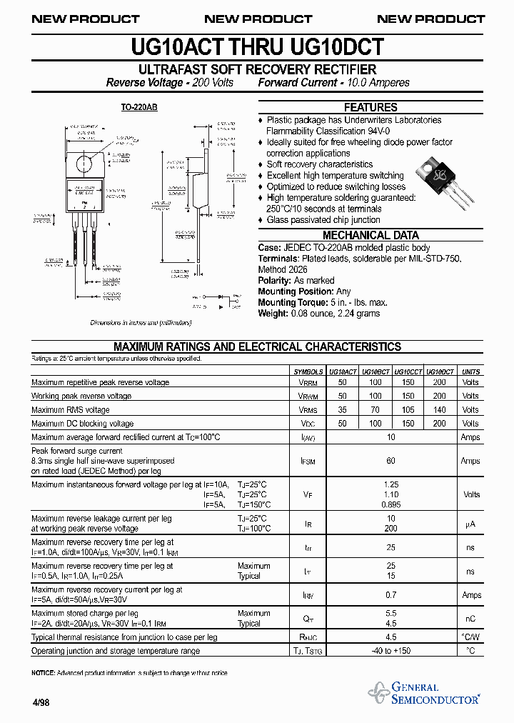 UG10ACT_60579.PDF Datasheet