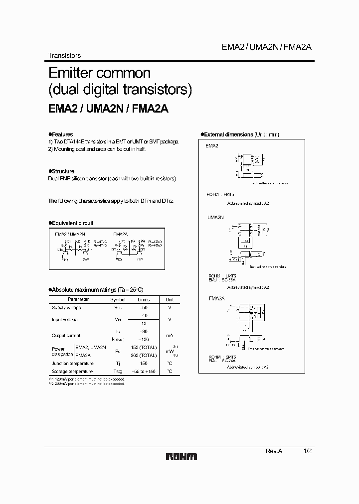 UMA2N_59293.PDF Datasheet