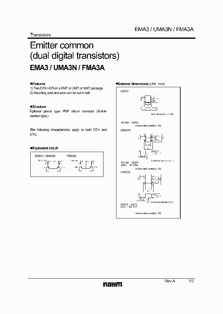UMA3N_59294.PDF Datasheet