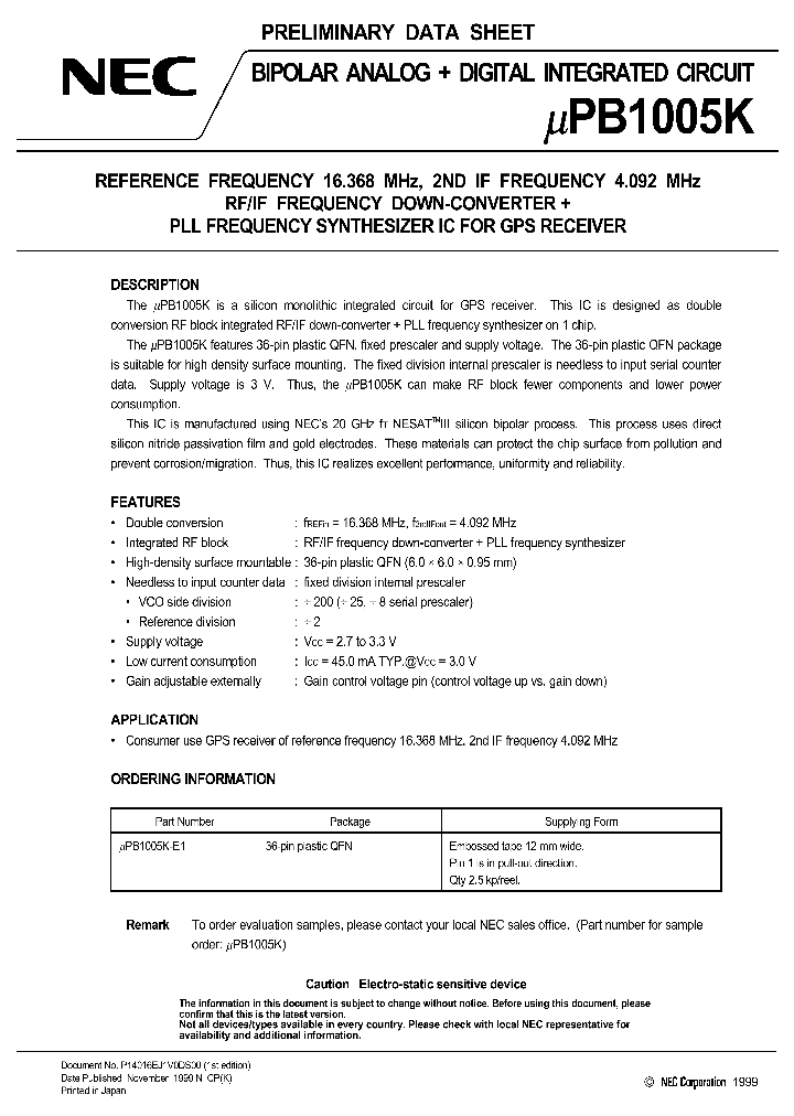 UPB1003GS_59227.PDF Datasheet
