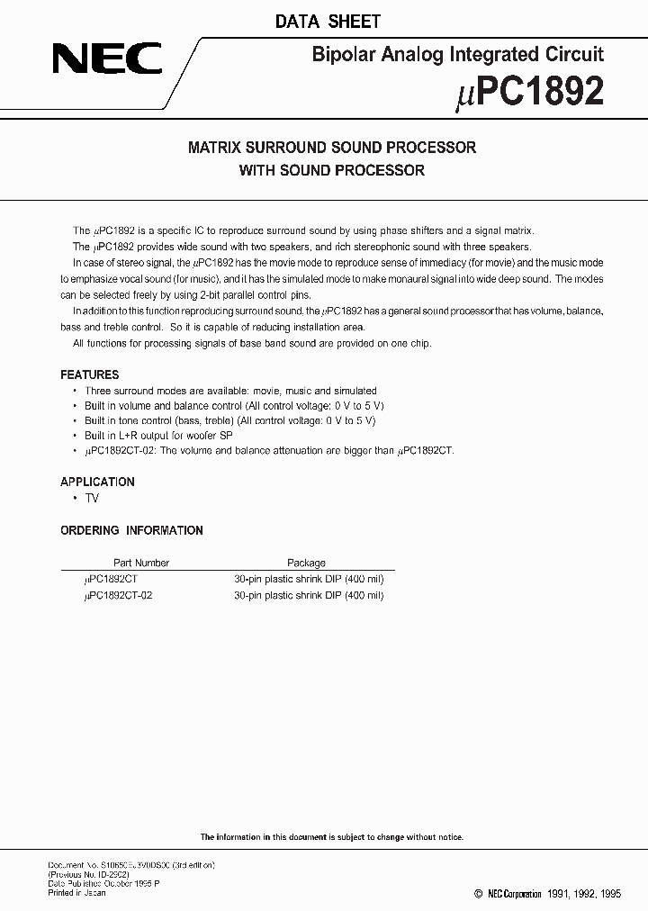 UPC1892_142443.PDF Datasheet