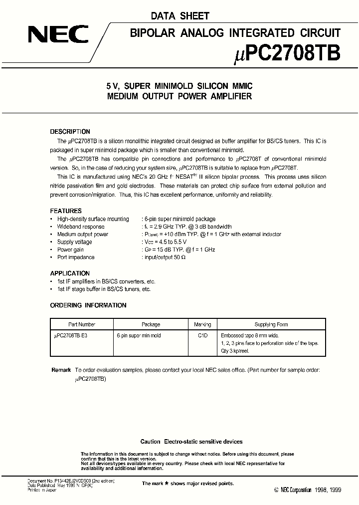 UPC2708TB_167549.PDF Datasheet