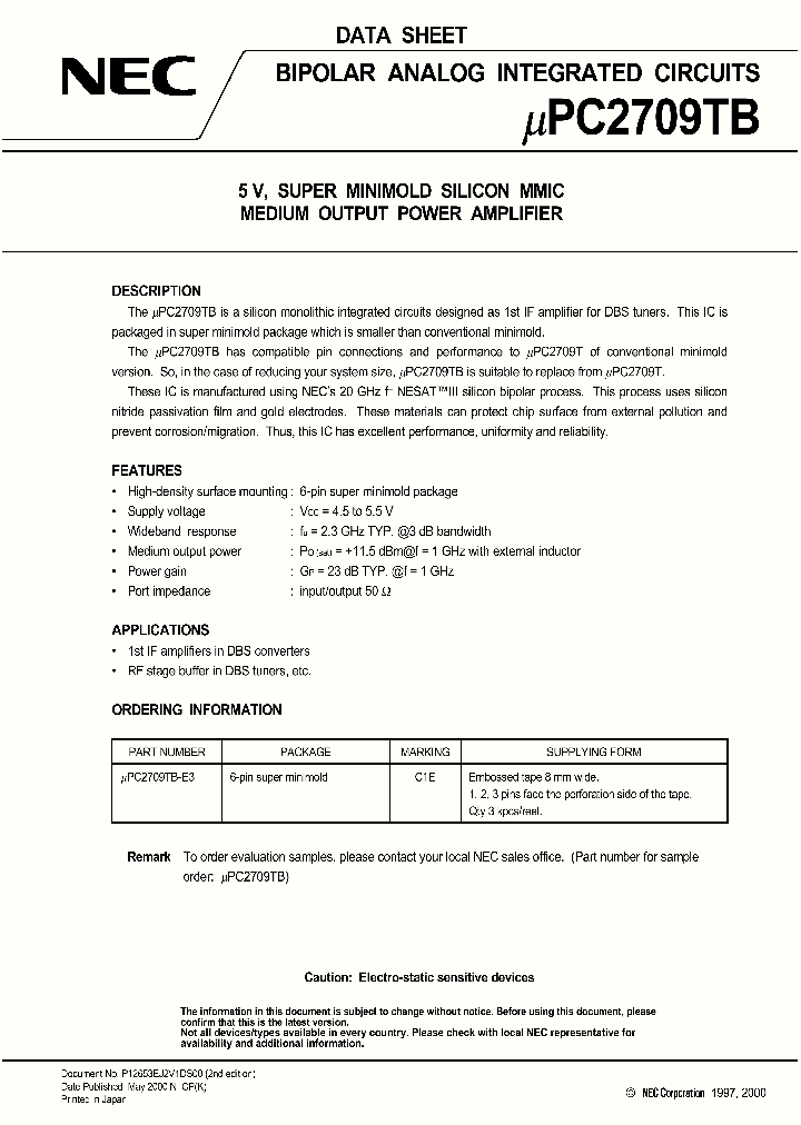 UPC2709T_167551.PDF Datasheet