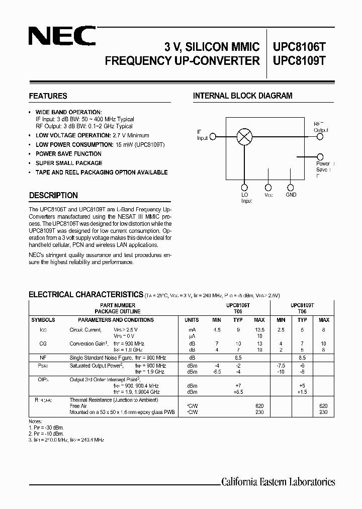 UPC8106T_175185.PDF Datasheet