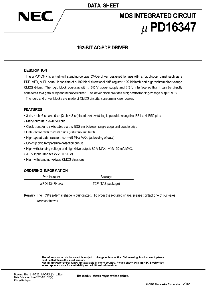 UPD16347_5255.PDF Datasheet