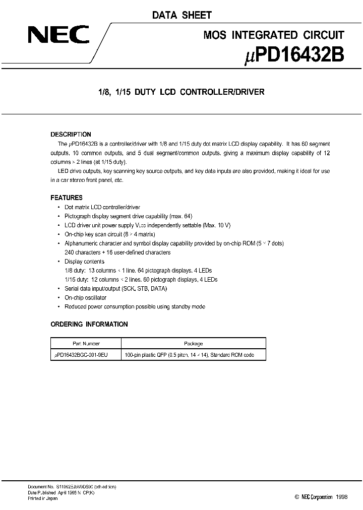 UPD16432B_5260.PDF Datasheet