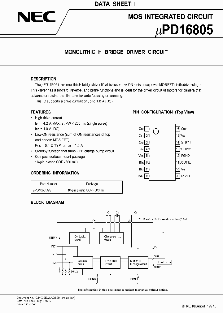 UPD16805_23338.PDF Datasheet