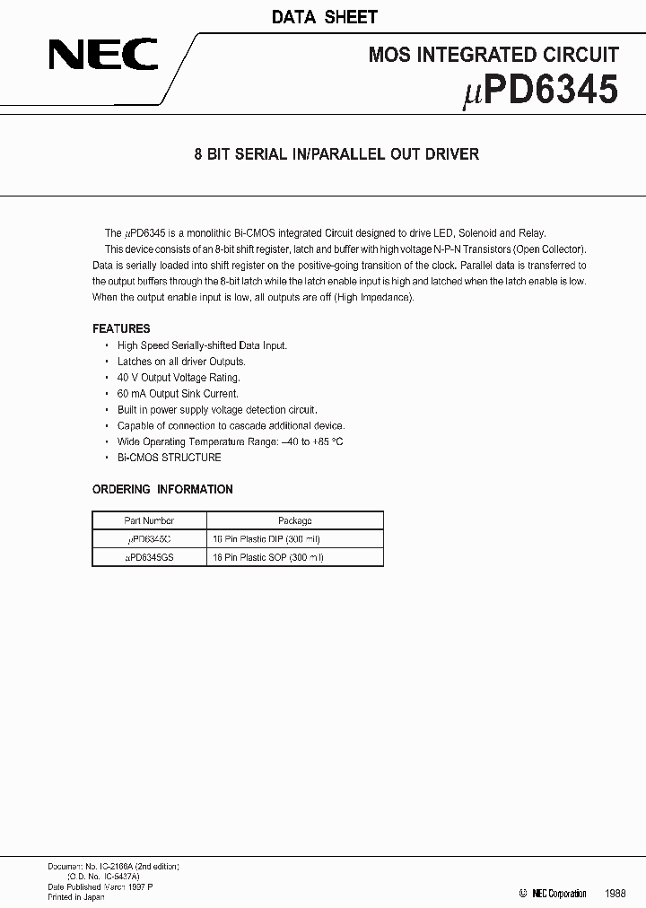 UPD6345_5543.PDF Datasheet