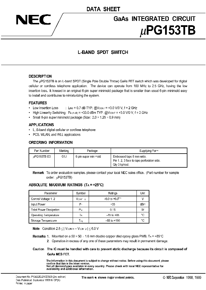 UPG153TB_58614.PDF Datasheet