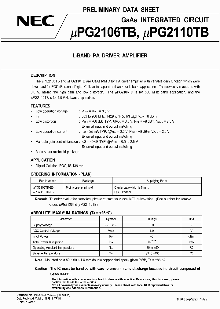 UPG2106_58652.PDF Datasheet