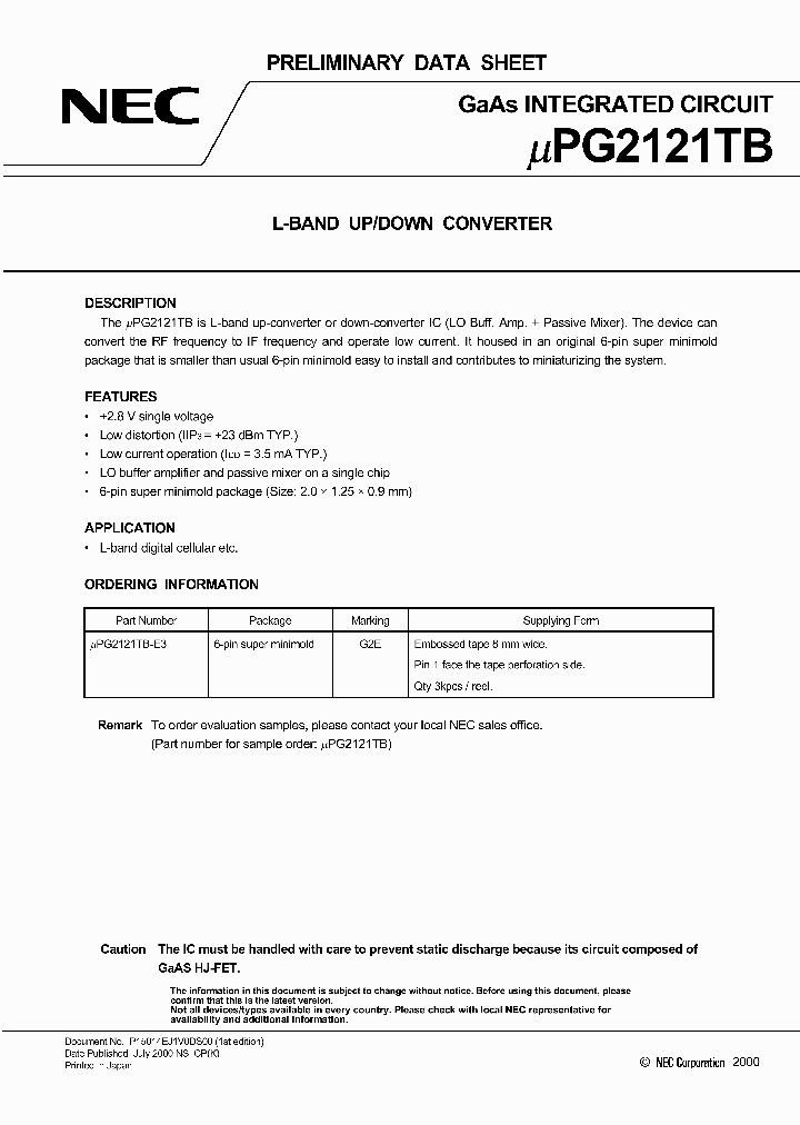 UPG2121TB_58657.PDF Datasheet