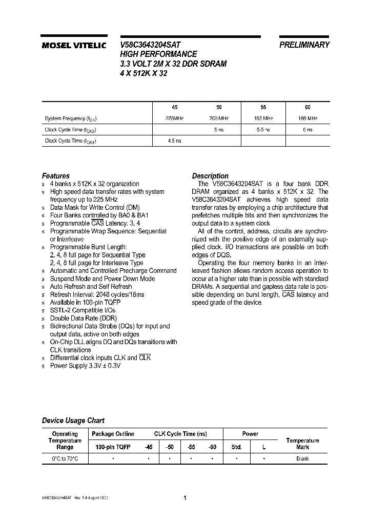 V58C3643204SAT_58496.PDF Datasheet