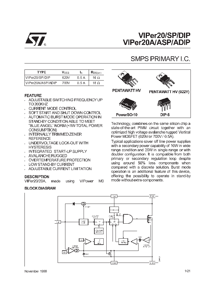 VIPER20_54528.PDF Datasheet