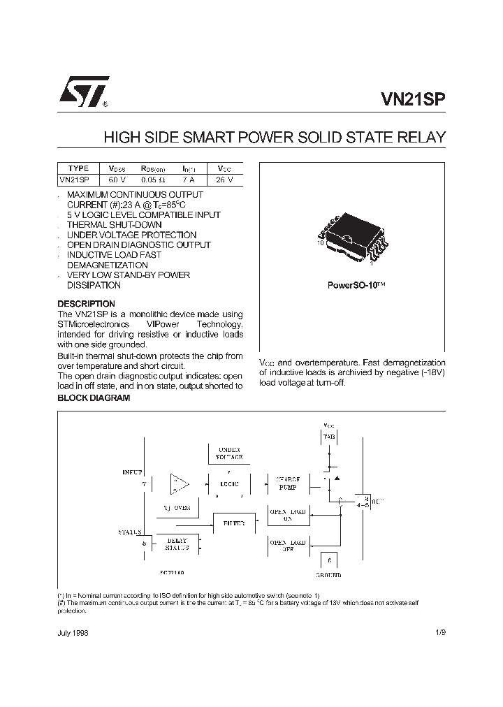 VN21SP_54850.PDF Datasheet
