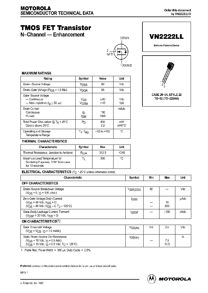 VN2222LL_54871.PDF Datasheet