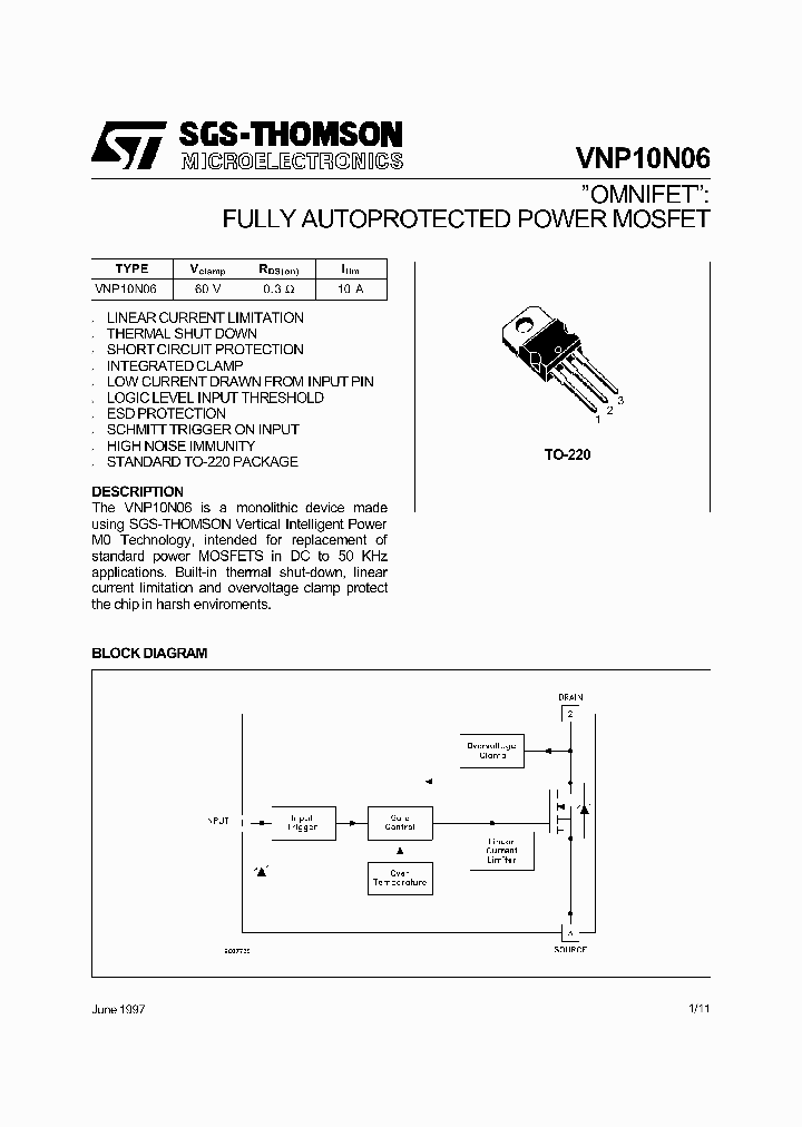 VNP10N06_55022.PDF Datasheet