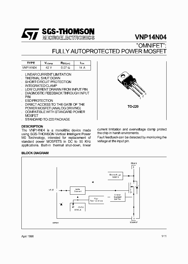 VNP14N04_55026.PDF Datasheet