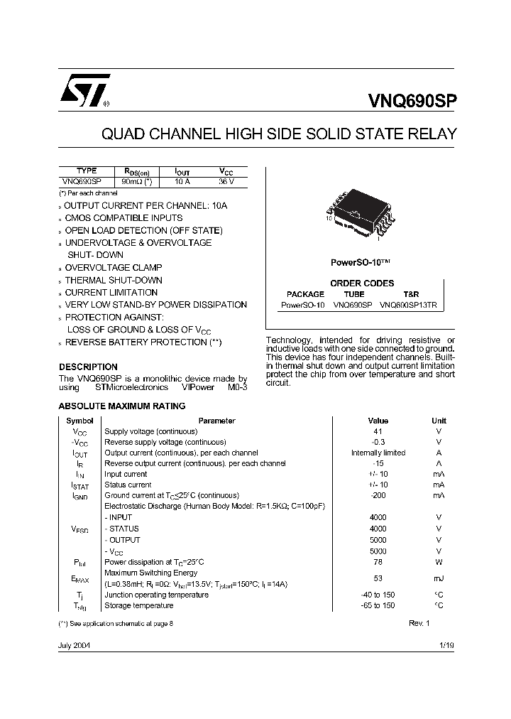 VNQ690SP_55051.PDF Datasheet