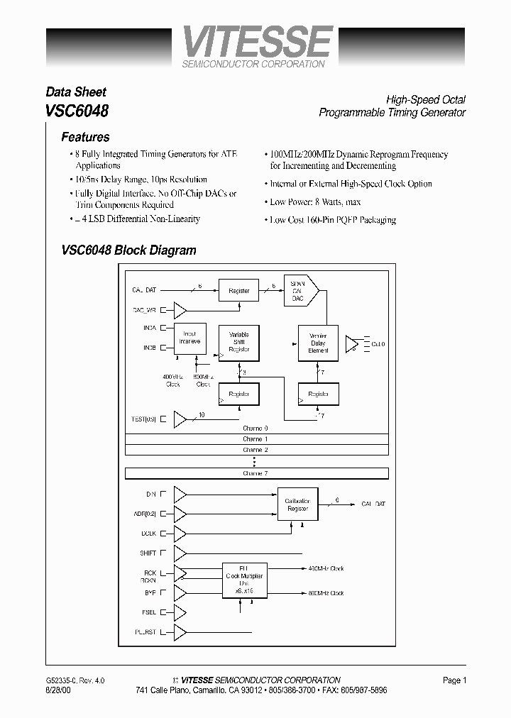VSC6048_5901.PDF Datasheet