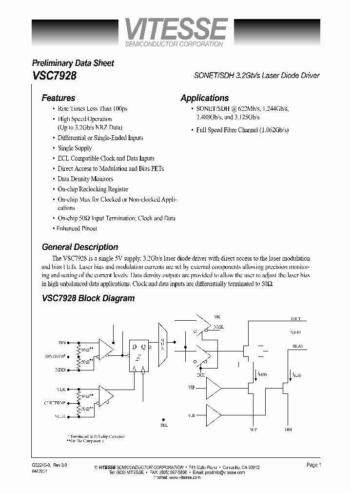 VSC7928_43042.PDF Datasheet