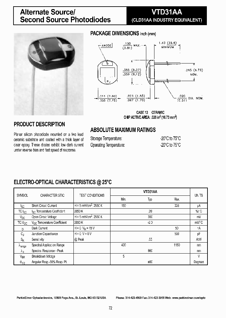VTD31AA_70740.PDF Datasheet