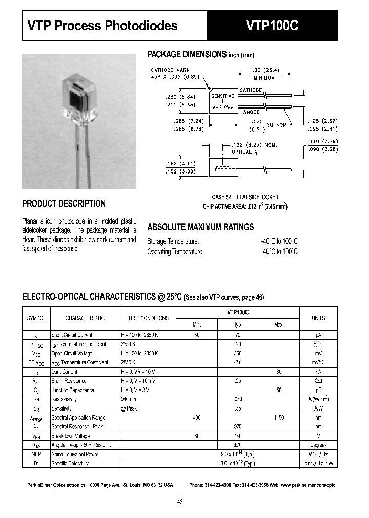 VTP100C_64692.PDF Datasheet