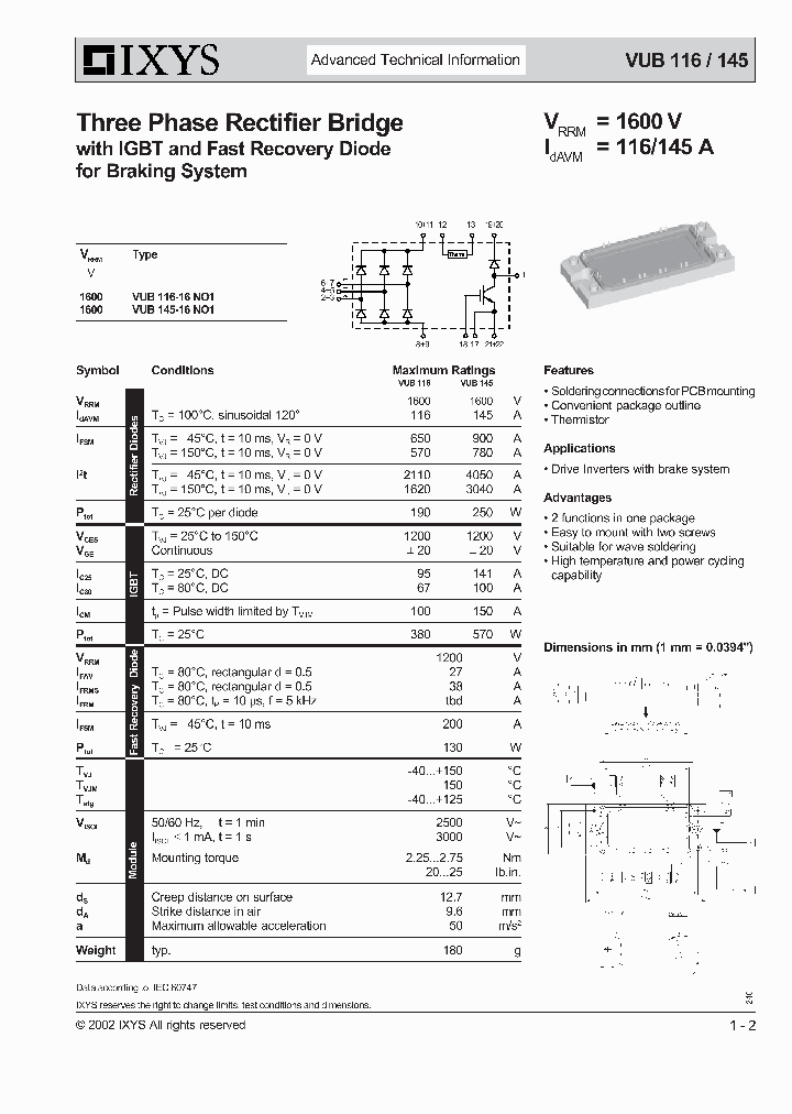 VUB145_60881.PDF Datasheet