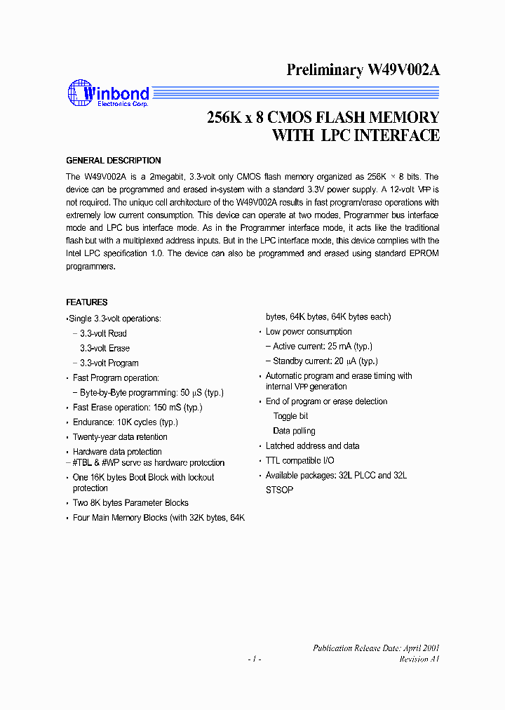 W49V002A_53755.PDF Datasheet