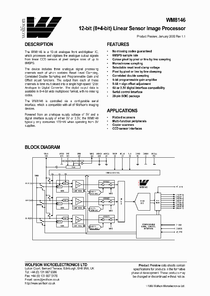 WM8146_51741.PDF Datasheet