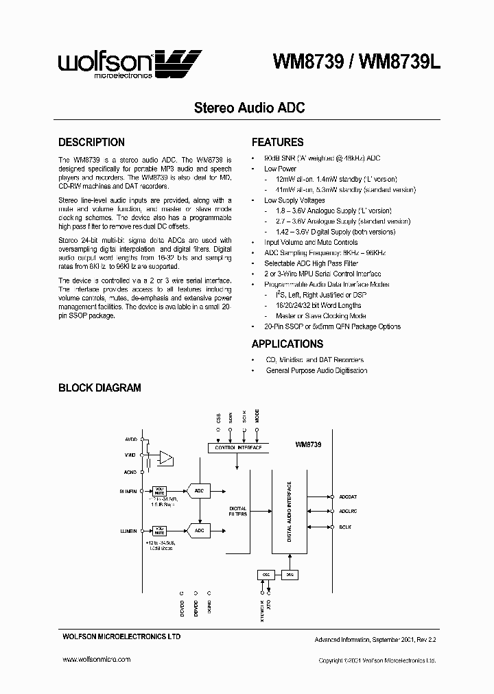 WM8739_51823.PDF Datasheet