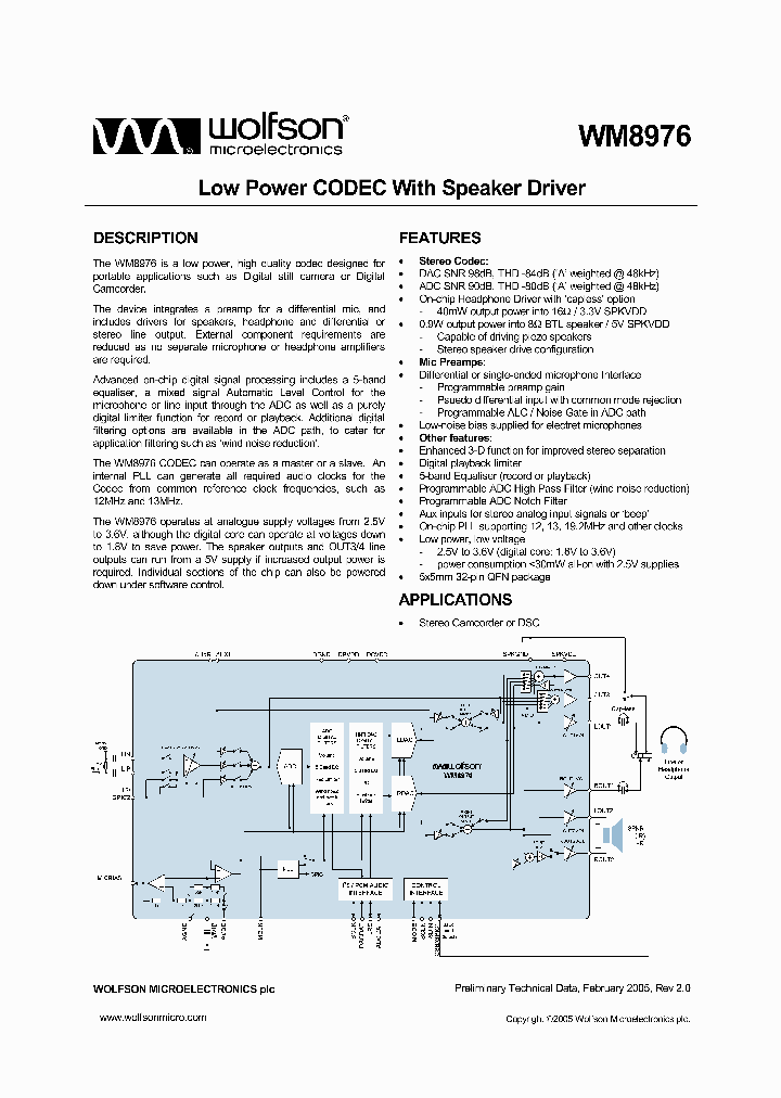 WM8976_51910.PDF Datasheet
