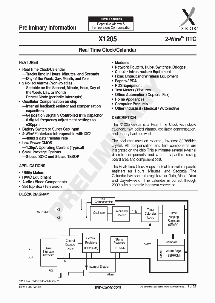 X1205S8_139176.PDF Datasheet