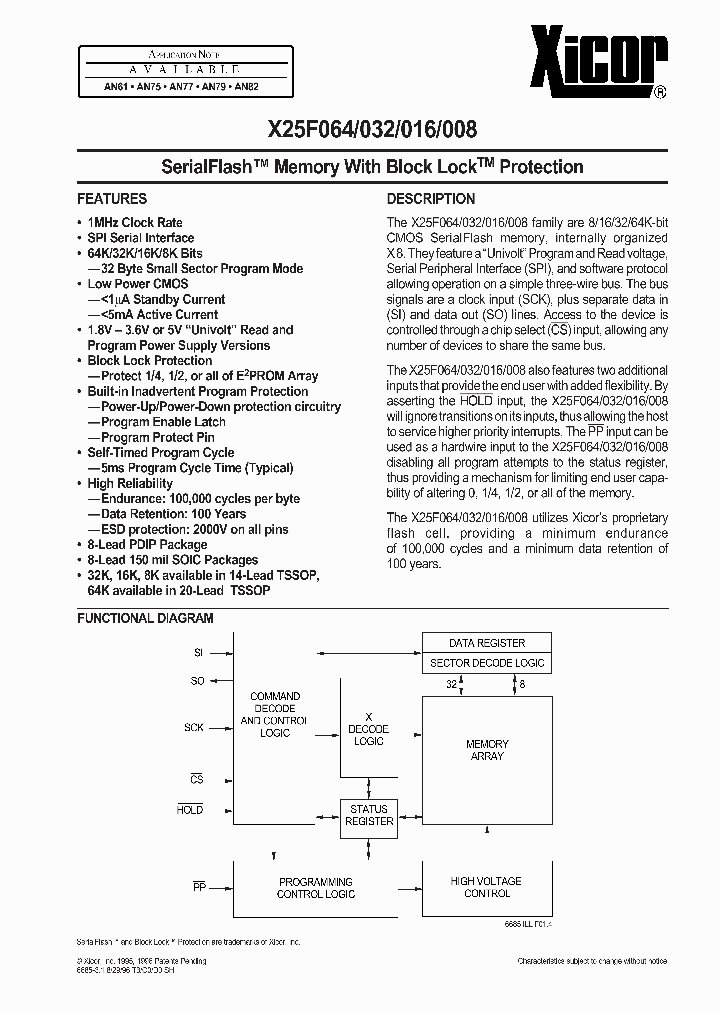 X25F008_46329.PDF Datasheet