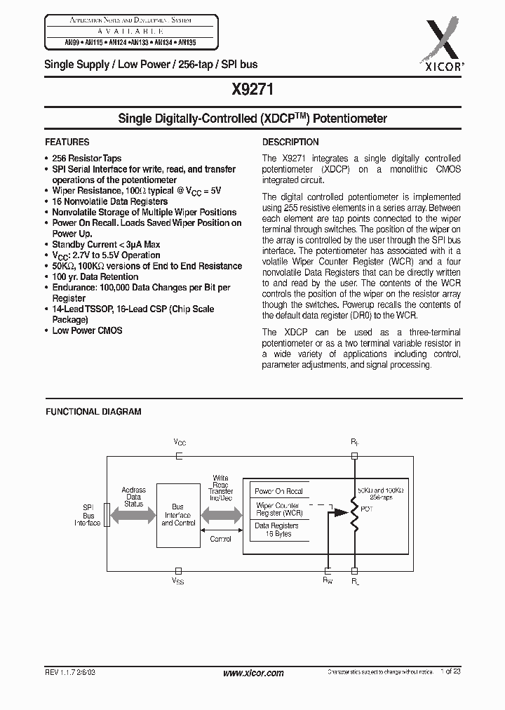 X9271_48773.PDF Datasheet