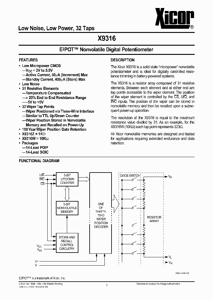 X9316W_125566.PDF Datasheet