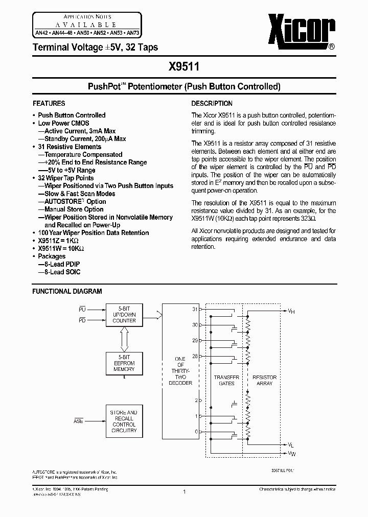 X9511_49162.PDF Datasheet