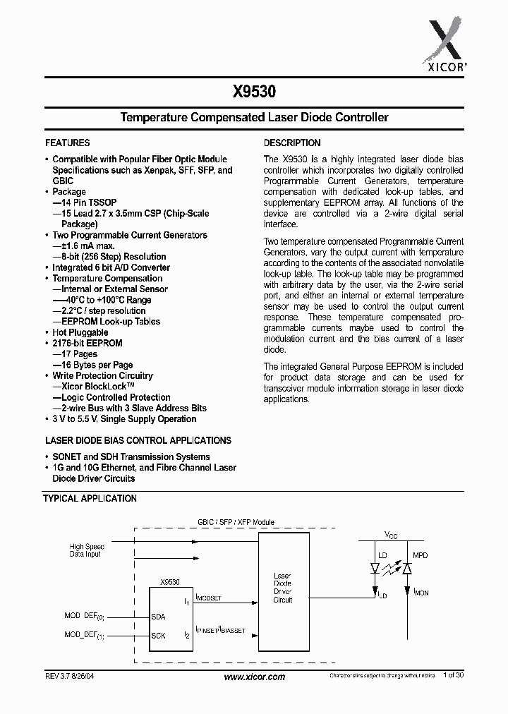 X9530_49205.PDF Datasheet