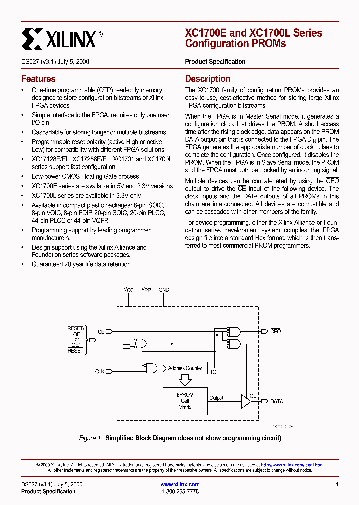 XC1700E_46127.PDF Datasheet