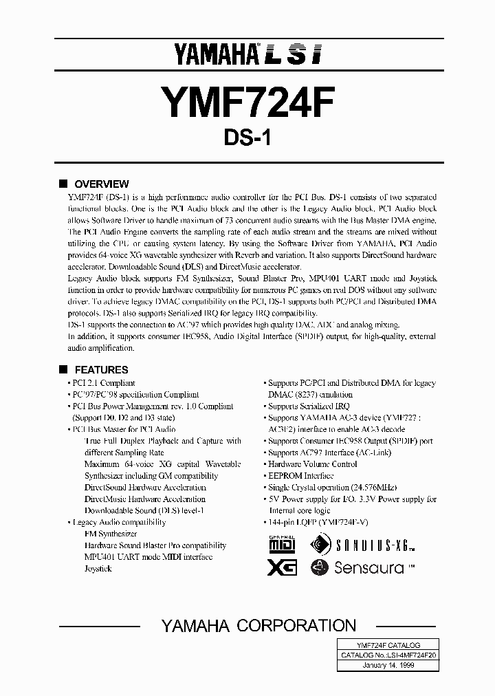 YMF724_34953.PDF Datasheet