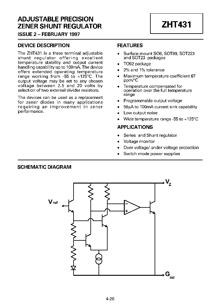 ZHT431_24906.PDF Datasheet