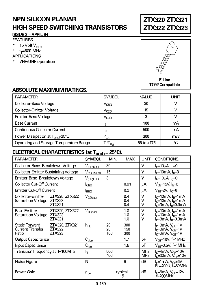 ZTX321_47092.PDF Datasheet