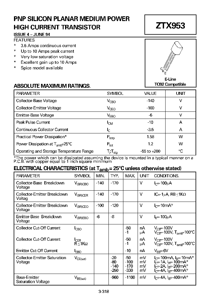 ZTX953_49210.PDF Datasheet